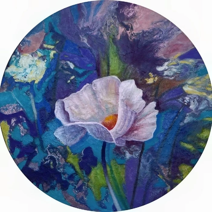 Mágico desierto II .Oleo .55 cms